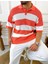 Tişört Örme Triko Tişört Nefes Alabilen Terletmez Oversize Tshirt Polo Yaka Salaş T-Shirt 5