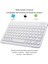 Concord Range Hs 7" Uyumlu Kablosuz Bluetooth Şarj Edilebilir Mini Q Klavye - Beyaz 3