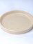 Sunum Altlığı Çay Tabağı Bardak Altı Mini Meze Tabağı Modern Altlık - 11 cm - Bej 1