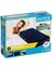 Tek Kişilik Intex Dura-Beam Tek Kişilik Ev Kamp Şişme Yatak Lacivert + Şişirme Pompası - 64757 Pomp 4
