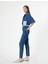 Kadın Jean Pantolon Indigo 5WAL40020MD 3