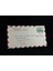 Uçak Postası Air Mail 1936 -1952 Yılından British Guiana'dan Amerika'ya Postalanmış 24 Cent Pullu 1