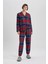 Fall In Love Regular Fit Uzun Boy Flanel ALT X9052AZ23WN 1