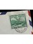 Uçak Postası Air Mail 1936 -1952 Yılından British Guiana'dan Amerika'ya Postalanmış 24 Cent Pullu 3