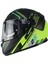 Stream Evo Sche Mat Siyah - Neon Sarı Kapalı Motosiklet Kaskı 1
