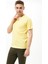 Sarı V Yaka Erkek Tshirt 2