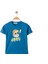 Erkek Çocuk Mavi Cool Maymun Baskılı Tshirt 1