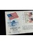 4th July 1960 Fdc Ilk Gün Zarfı 50 Yıldız Amerikan Bayraklı Dörtlü Block Pullu Air Mail Uçak Postası 3