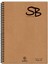 Sb A5 70 Yp. Defter Kraft Kapak Spiralli Hafif Kağıt Kareli 140 Sf. 1