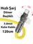 U118 Döner Başlıklı Type-C To Type-C 60W Hızlı Şarj ve Veri Kablosu 3