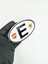 Etiketçilere Özel Armalar Oval E (Espanya) Ispanya Bayraklı Beyaz Alüminyum Sticker 2