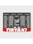 Tiryaki 3D Kabartmalı Pleksi Motor Plakalığı 1