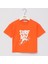 Kız Çocuk Kısa Kol Tişört - 16899 - Oranj 1