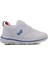 Beyaz Hafif Faylon Memory Foam Lastikli Çocuk Sneaker 1