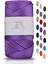 Premium 100 gr Polyester Makrome Ipi Lila 2mm - 120 M Supla Ip ve Çanta Ipliği 1