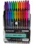 Simli Neon Pastel Metalik Roller Pen 24'lü Set 1