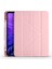 iPad Uyumlu Air 11 2024 Kılıf Htstore Tri Folding Kalem Bölmeli Standlı Kılıf-Rose Gold 1