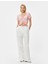 Pötikare Peplum Tişört Crop Fiyonk Detaylı Fırfırlı Slim Fit 2