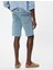 Slim Fit Kot Şort Bermuda Cep Detaylı Pamuklu 4