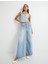 Geniş Paça Kot Pantolon Yüksek Bel Cepli - Bianca Wide Leg Jeans 2