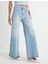 Geniş Paça Kot Pantolon Yüksek Bel Cepli - Bianca Wide Leg Jeans 3