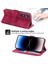 Samsung Galaxy S24 Artı Kabartmalı Bileklik Çoklu Kredi Için Flip Case (Yurt Dışından) 5