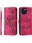 Iphone 15 Için Flip Case Darbeye Bileklik Kabartmalı Çoklu Kredi (Yurt Dışından) 1