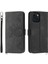 Iphone 15 Için Flip Case Darbeye Bileklik Kabartmalı Çoklu Kredi (Yurt Dışından) 1