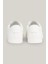 Erkek Low Cups Deri Beyaz Sneaker 3