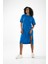Tdress Uzun Sıfır Yaka Iki Tarafı Yırtmaçlı Oversize T-Shirt Elbise 4