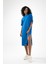 Tdress Uzun Sıfır Yaka Iki Tarafı Yırtmaçlı Oversize T-Shirt Elbise 5