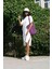 Tdress Uzun Sıfır Yaka Iki Tarafı Yırtmaçlı Oversize T-Shirt Elbise 2