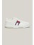 Tommy Hilfiger Erkek Brooklyn Deri Beyaz Logolu Sneaker 3