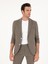 Erkek Kahverengi Slim Fit Yün Karışımlı Takım Elbise 50284890-VR029 4