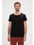 O-Neck T-Shirt Siyah Basic Erkek Tişört 1