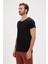 O-Neck T-Shirt Siyah Basic Erkek Tişört 3