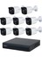 8 Kameralı 40 Metre Renkli Gece Görüşlü Fullhd Dahili Mikrofonlu Kamera Seti 2
