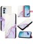 Oppo Oppo 5 Pu Deri Kickstand Cüzdan Mermer Desen Için Kılıf (Yurt Dışından) 5