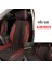 Nissan Pulsar Uyumlu Lüks Oto Koltuk Minderi Ön Arka 5'Li Takım Siyah Kırmızı 1