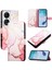 Onur X7B 5g/4g Mermer Desen Pu Deri Cüzdan Kickstand Için Kılıf (Yurt Dışından) 4