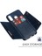 Cüzdan Kılıf Için Huawei P20 Lite Buit Demir Kickstand Kart Tutucu Cüzdan (Yurt Dışından) 4