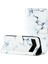 Google Piksel 6 Tam Koruma Için Flip Case Mermer Desen Manyetik Pu (Yurt Dışından) 5