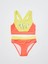 Turuncu Sarı Kız Çocuk Bikini Takım Db200745bt 1