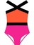 Pembe-turuncu Kız Çocuk Mayo Db200703cm 1