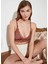 KAHVERENGİ DEKOLTESİ DANTEL DETAYLI MİCRO BRALET DS200475BR 2