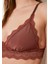 KAHVERENGİ DEKOLTESİ DANTEL DETAYLI MİCRO BRALET DS200475BR 3