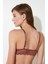 KAHVERENGİ DEKOLTESİ DANTEL DETAYLI MİCRO BRALET DS200475BR 4