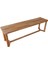 Doğal Masif Ahşap Piyan Bench 2