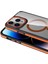 Apple Iphone 15 Pro Max Kılıf Kenarları Tırtıklı Elden Kaymayan Krom Kamera Çerçeveli Magsafeli Solo Kapak 2