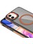 Apple Iphone 11 Kılıf Kenarları Tırtıklı Elden Kaymayan Krom Kamera Çerçeveli Magsafeli Solo Kapak 2